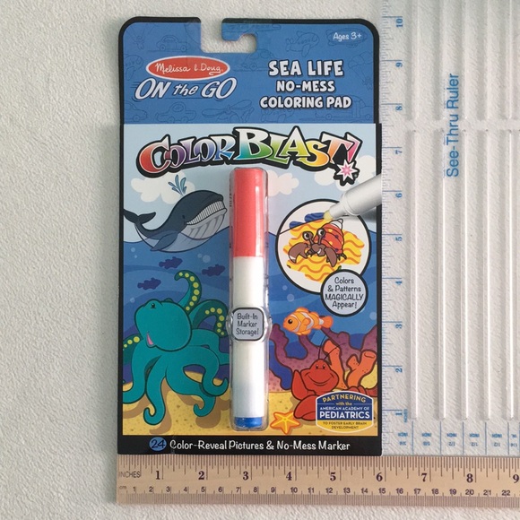 🐠 “Sea Life” Magic Marker and Coloring Pad by Melissa and Doug 🐋 - Picture 6 of 6